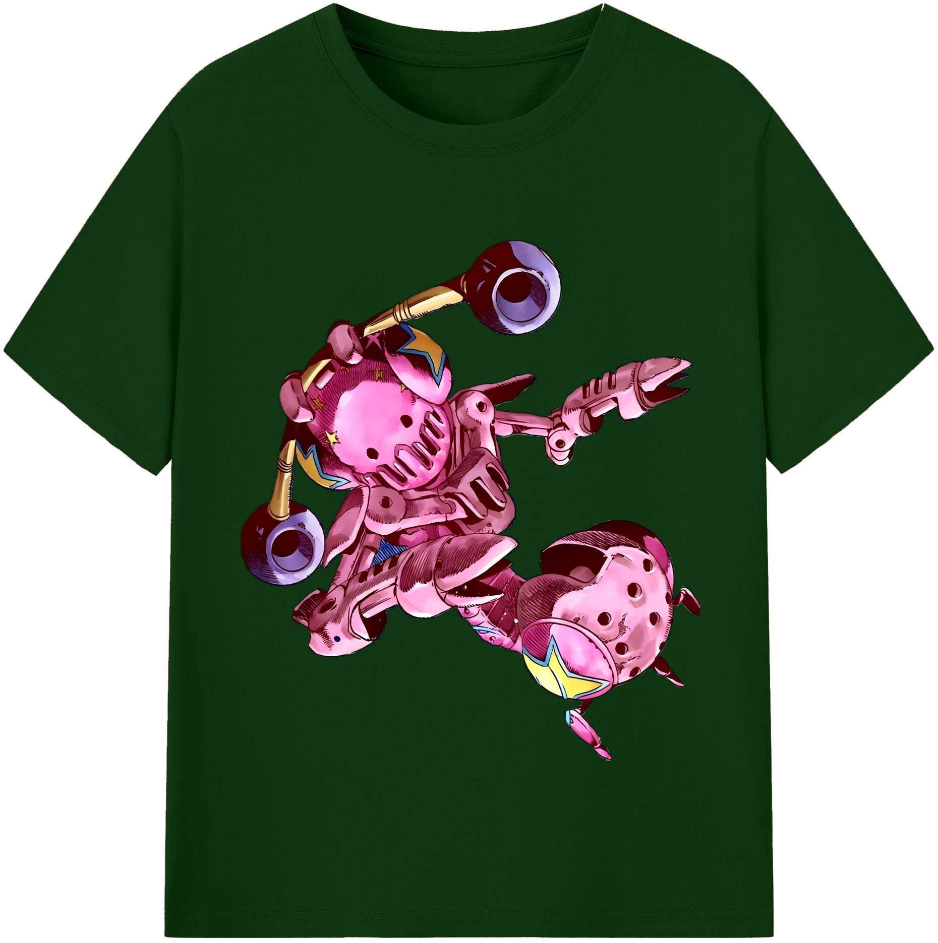 （画像用） ジョジョの奇妙な冒険 ジョナサン?ジョースター JoJo's Bizarre Adventure Jonathan Joestar 綿100％半袖Tシャツ（フロントプリント）